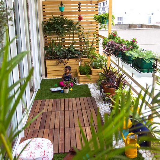 DIY Balcony Garden Decor