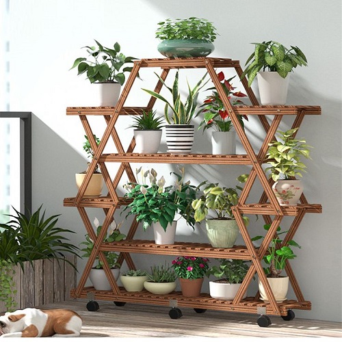 Plants on Wheels Stand