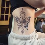 Butterfly Flower Tattoo 8