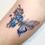 Butterfly Flower Tattoo 9